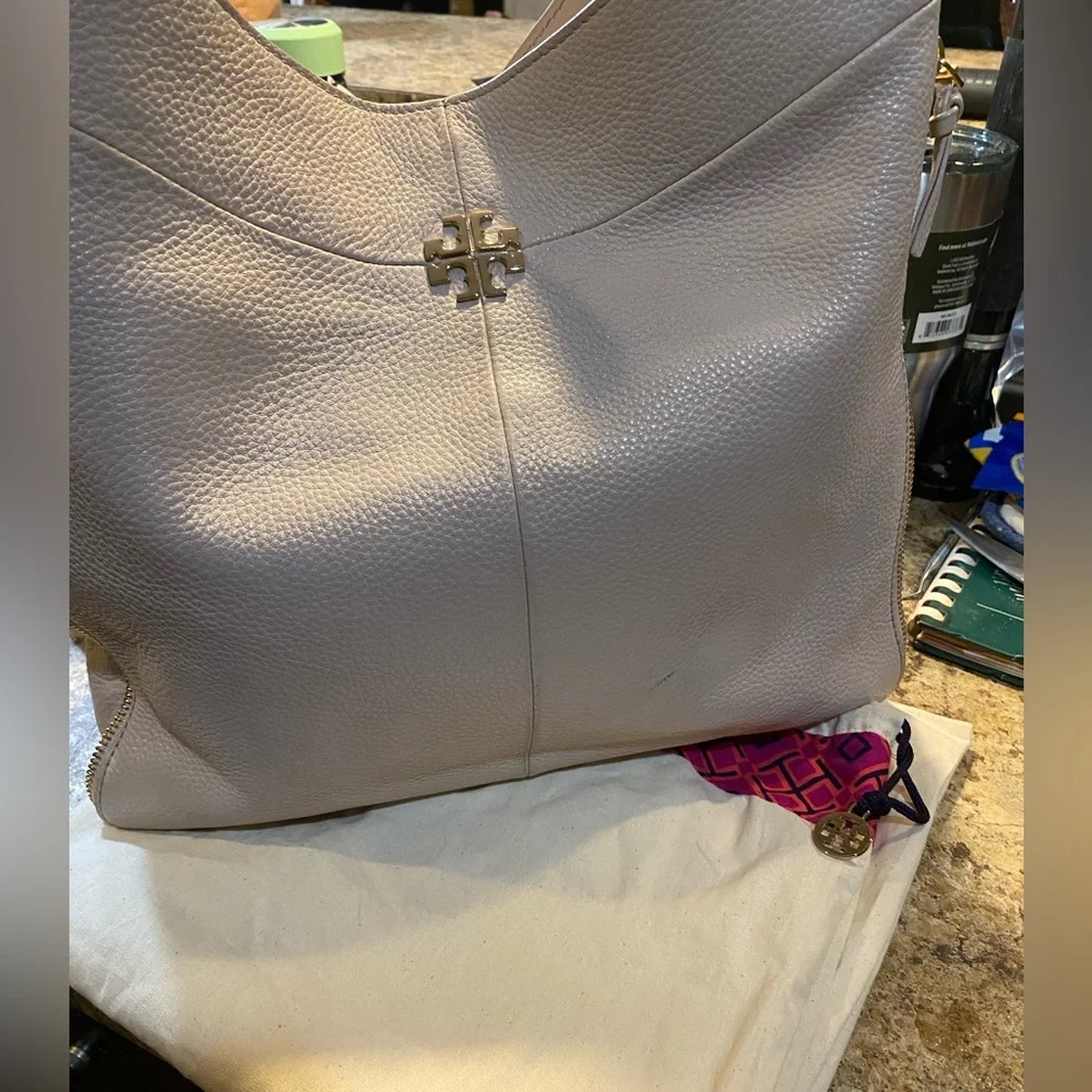 Tory Burch Ivy Pebble Leather Hobo - Picture 8 of 12